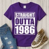 40th Birthday Straight Outta 1986 Women's T-Shirt thumb 3