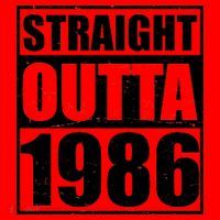 40th Birthday Straight Outta 1986 Santa Hat thumb 1