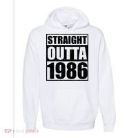 40th Birthday Straight Outta 1986 Comfort Colors Garment-Dyed Hooded Sweatshirt thumb 0