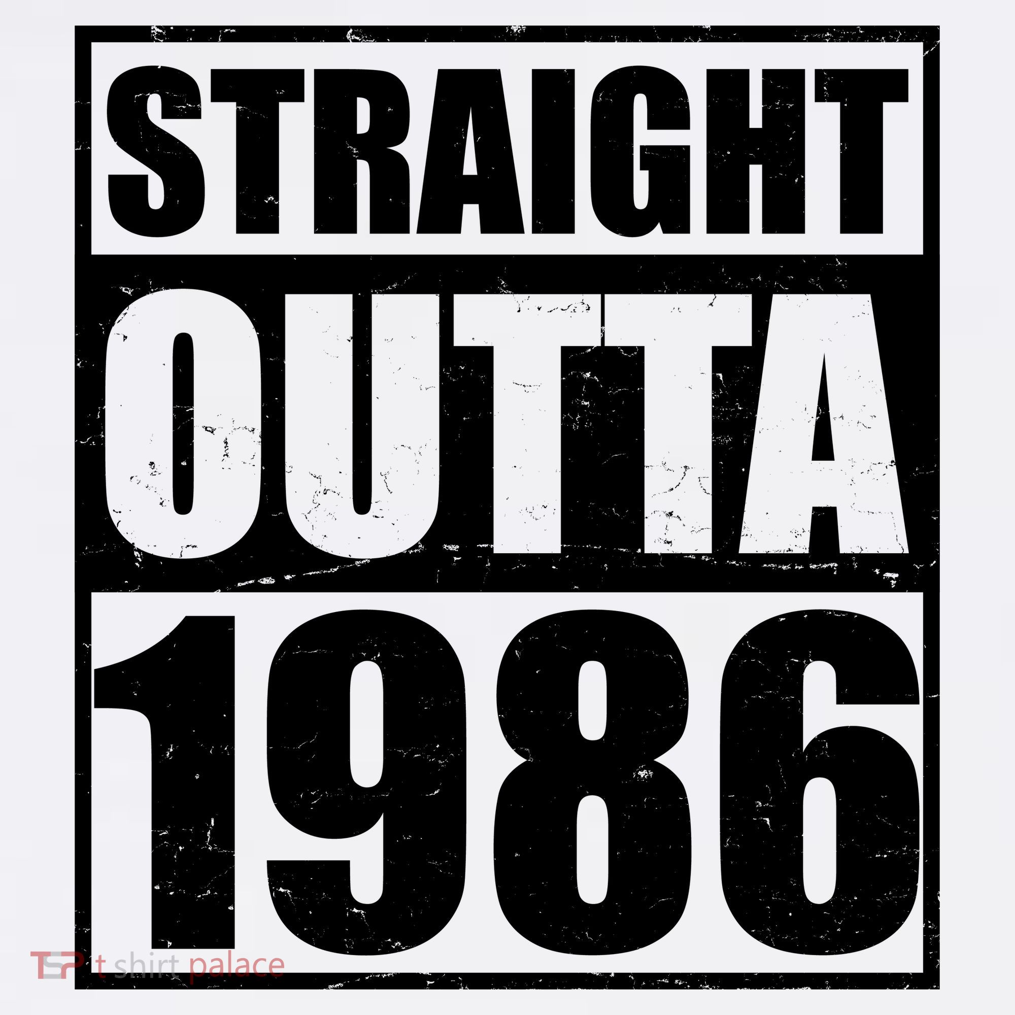 40th Birthday Straight Outta 1986 Comfort Colors Garment-Dyed Hooded Sweatshirt