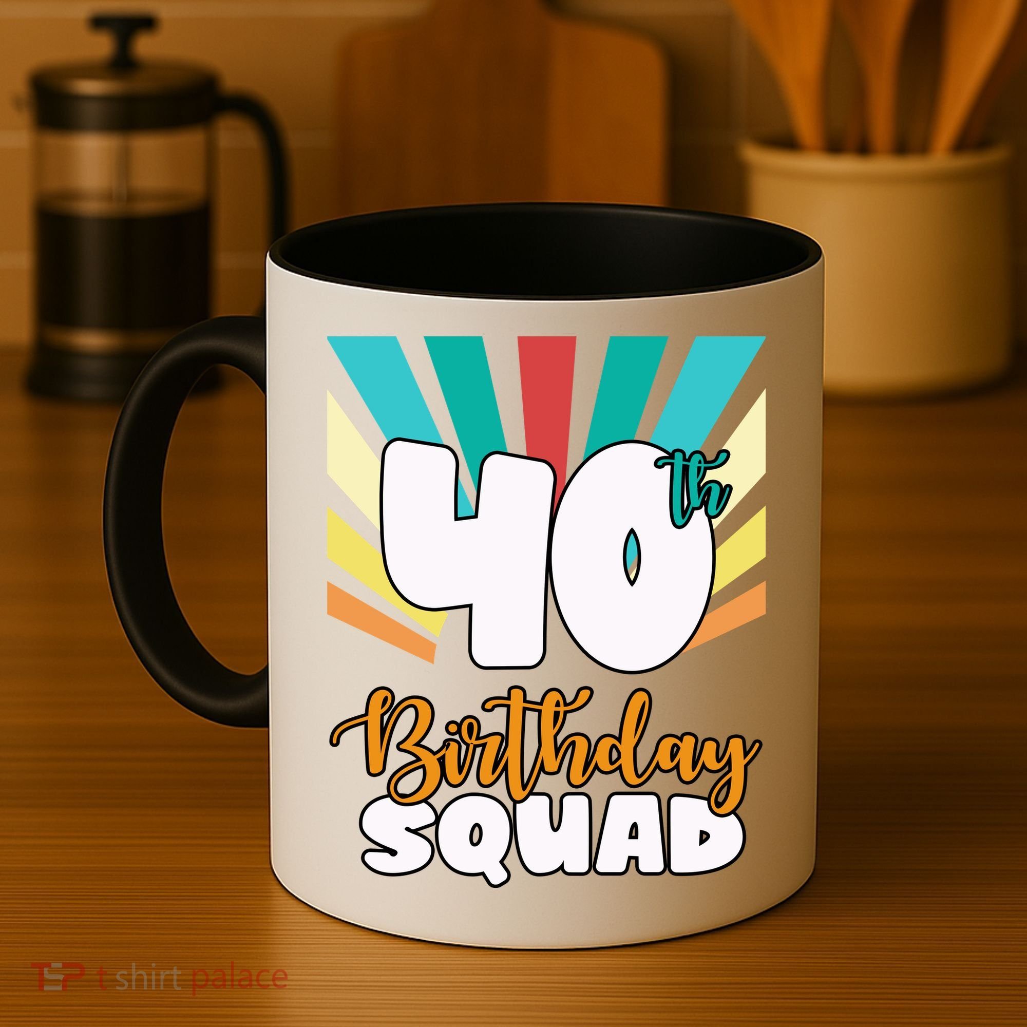 40th Birthday Squad 40 Years Old Coffee Mug