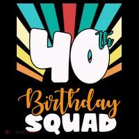 40th Birthday Squad 40 Years Old Coffee Mug thumb 5
