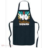 40th Birthday Squad 40 Years Old Apron thumb 0