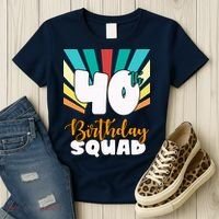 40th Birthday Squad 40 Years Old Women's T-Shirt thumb 3