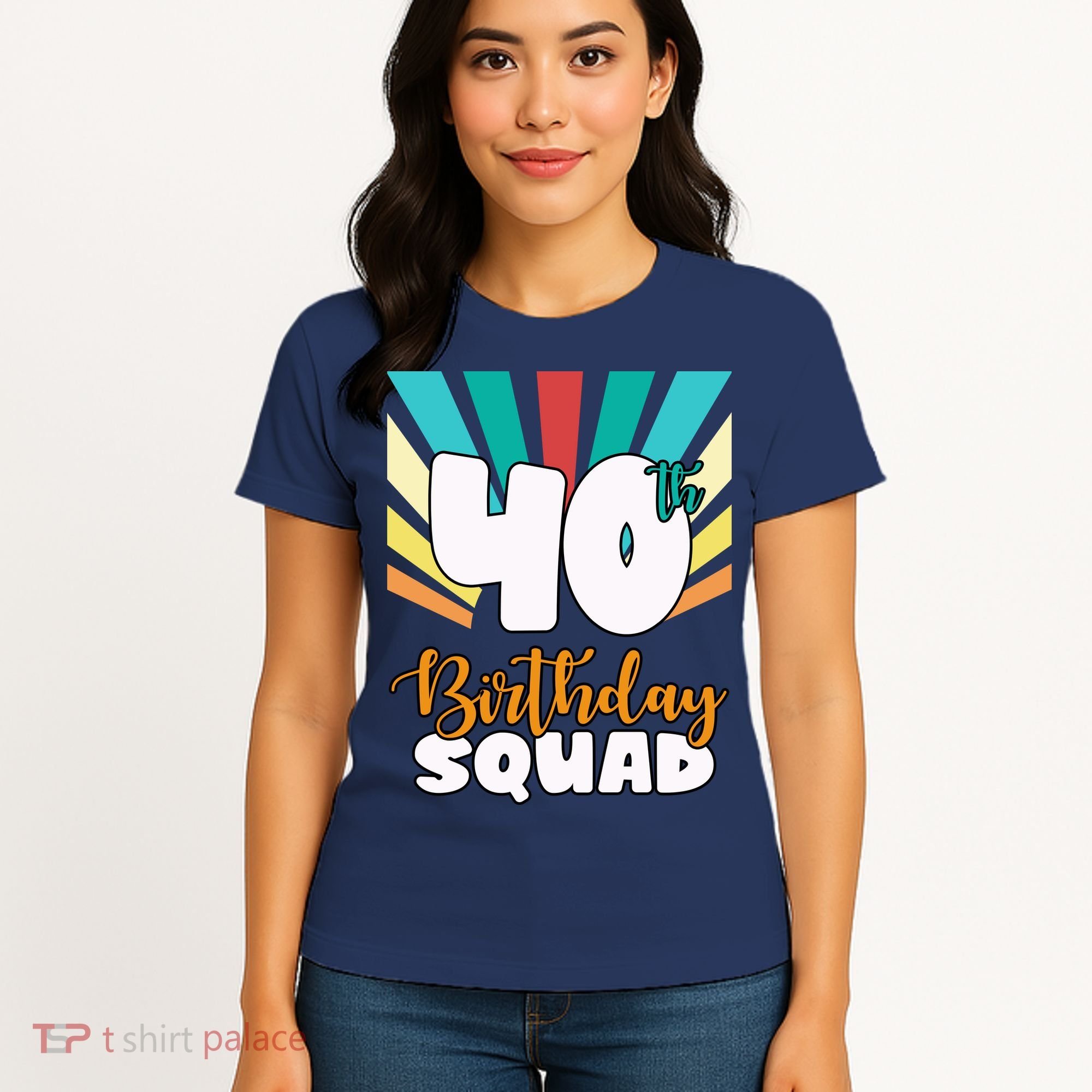 40th Birthday Squad 40 Years Old Women's T-Shirt