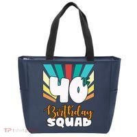 40th Birthday Squad 40 Years Old Tote Bag thumb 0