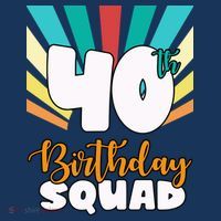 40th Birthday Squad 40 Years Old Tote Bag thumb 4