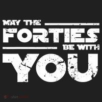 40th Birthday Shirt May The Forties Be With You Beanie thumb 2