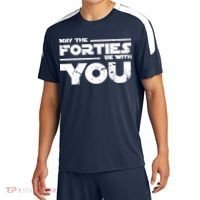 40th Birthday Shirt May The Forties Be With You Sport-Tek Competitor United Soccer Jersey thumb 0