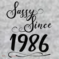 40th Birthday Sassy Since 1986 The Baniff Cuffed Pom Beanie thumb 2