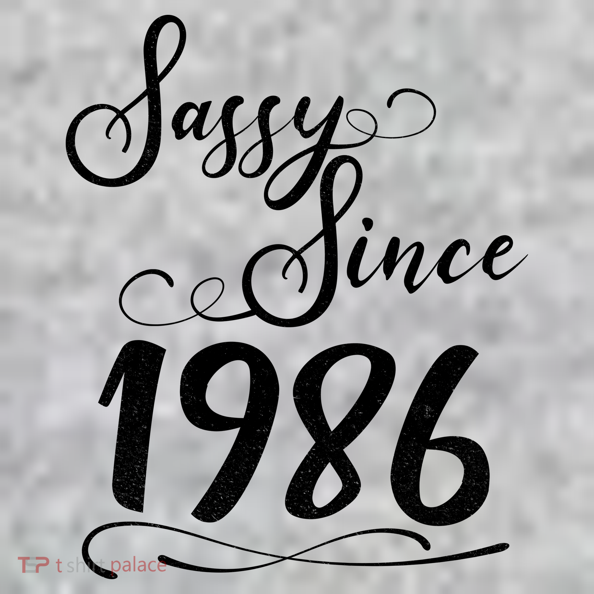 40th Birthday Sassy Since 1986 The Baniff Cuffed Pom Beanie