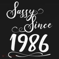 40th Birthday Sassy Since 1986 Doggie Tank thumb 4