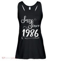 40th Birthday Sassy Since 1986 Ladies Essential Flowy Tank thumb 0