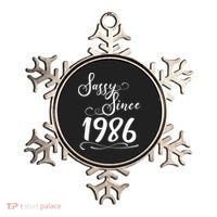 40th Birthday Sassy Since 1986 Ornament thumb 0