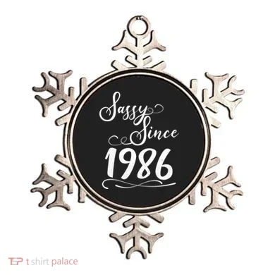 40th Birthday Sassy Since 1986 Ornament