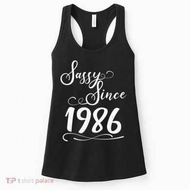 40th Birthday Sassy Since 1986 Women's Tank Top