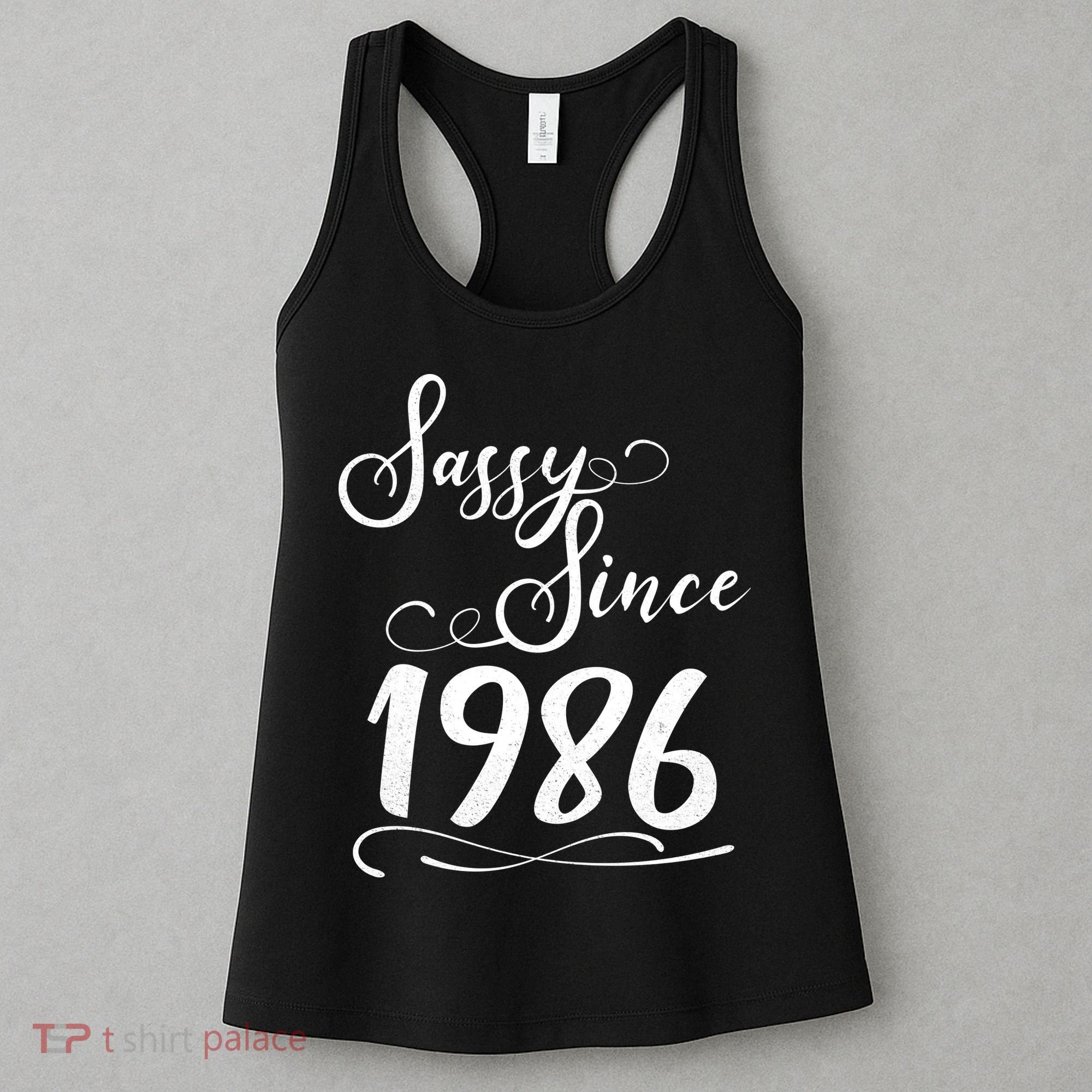 40th Birthday Sassy Since 1986 Women's Tank Top