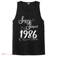 40th Birthday Sassy Since 1986 PosiCharge Competitor Tank thumb 0