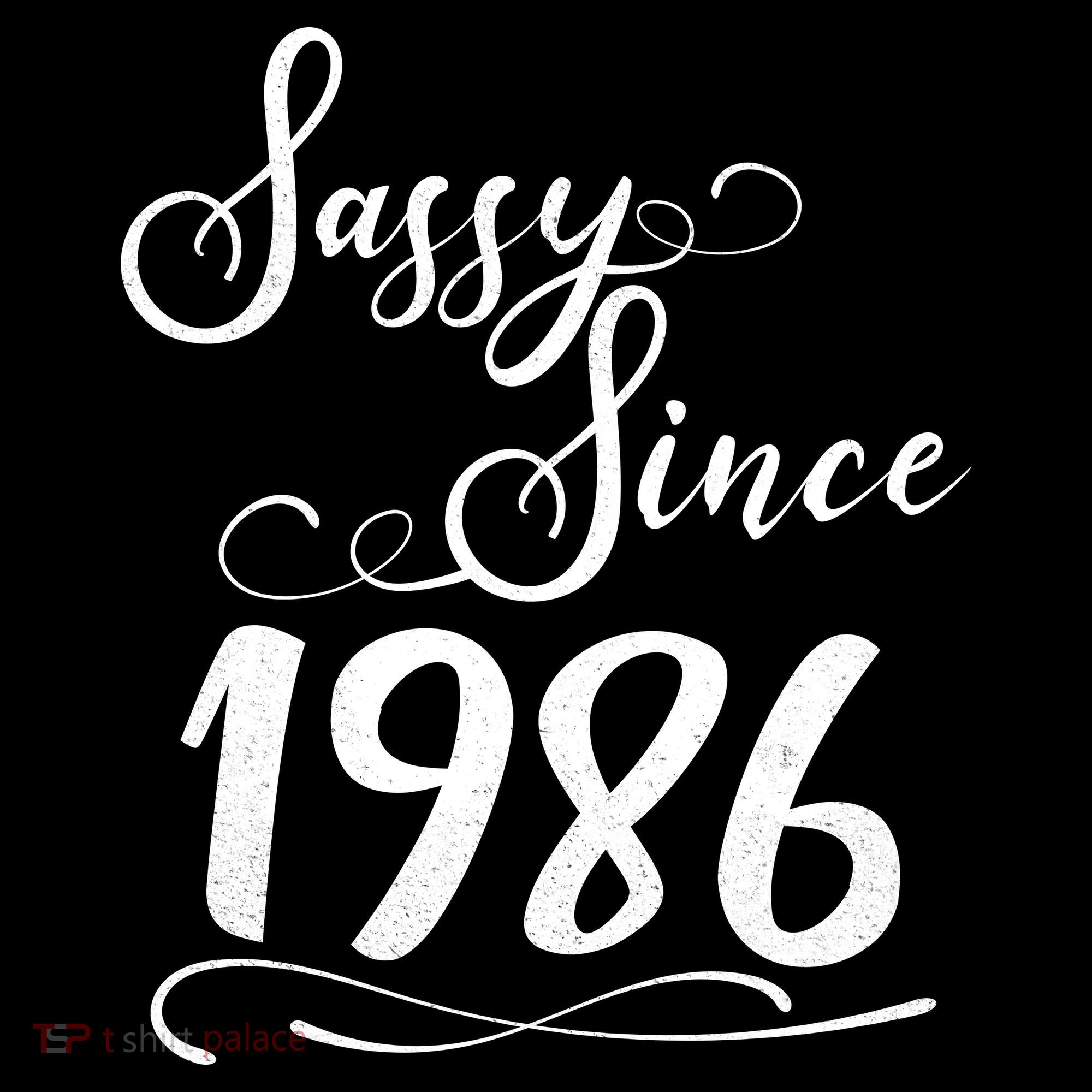 40th Birthday Sassy Since 1986 PosiCharge Competitor Tank