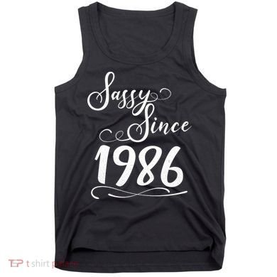 40th Birthday Sassy Since 1986 Tank Top