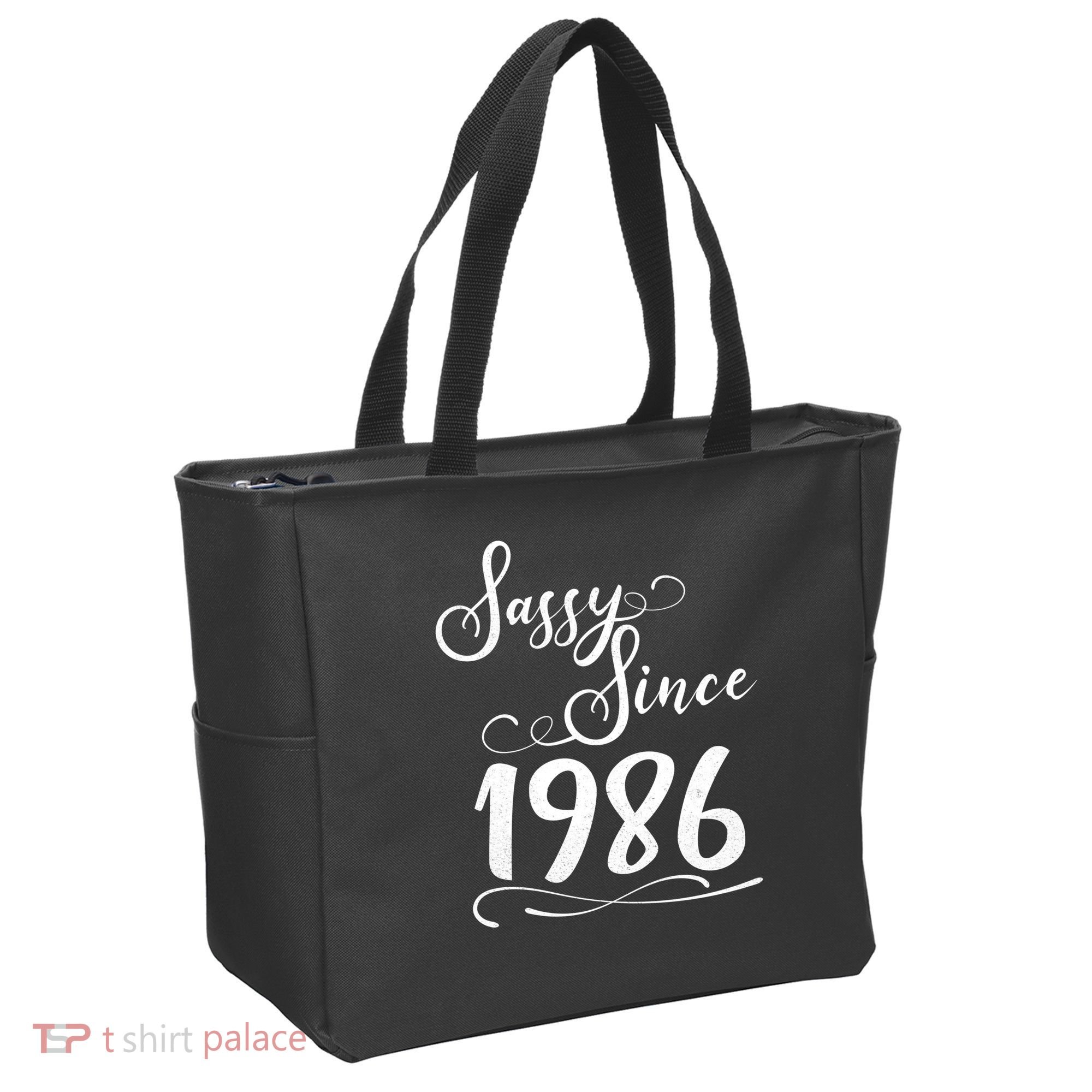 40th Birthday Sassy Since 1986 Tote Bag