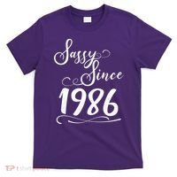40th Birthday Sassy Since 1986 T-Shirt thumb 0