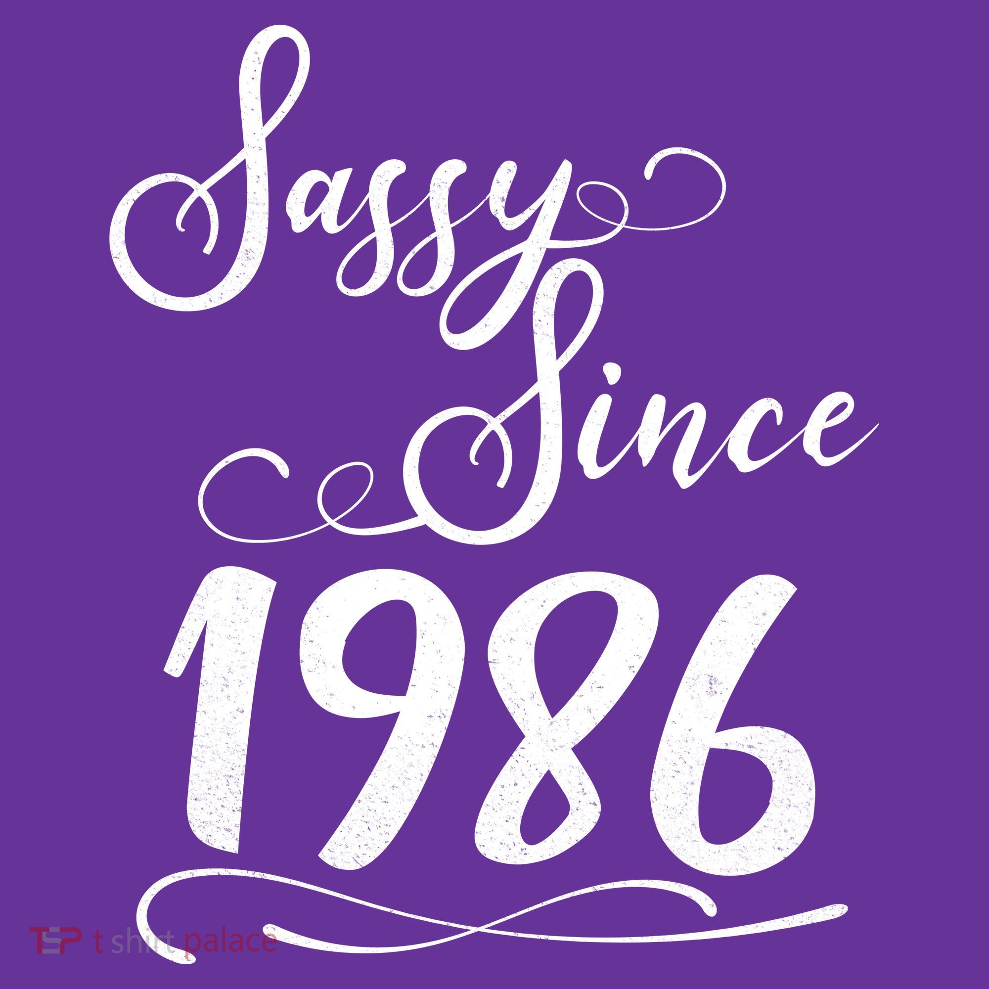 40th Birthday Sassy Since 1986 Mousepad
