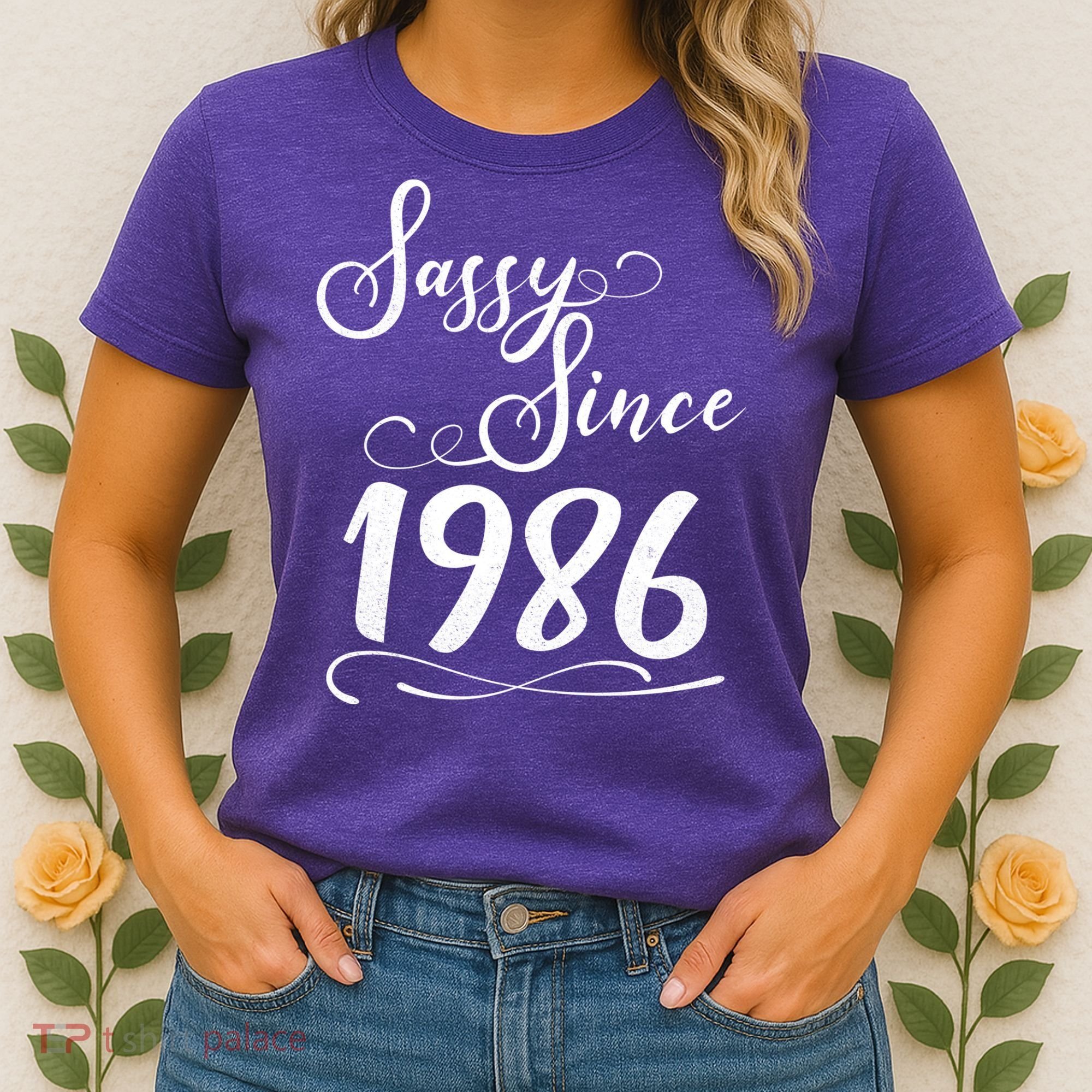 40th Birthday Sassy Since 1986 Women's T-Shirt