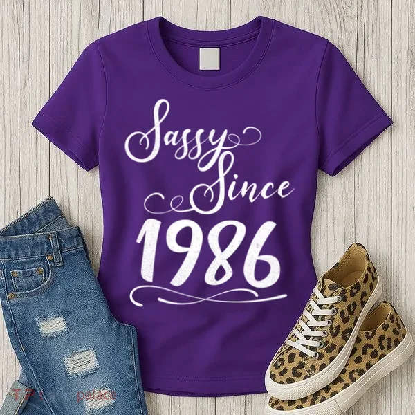 40th Birthday Sassy Since 1986 Women's T-Shirt