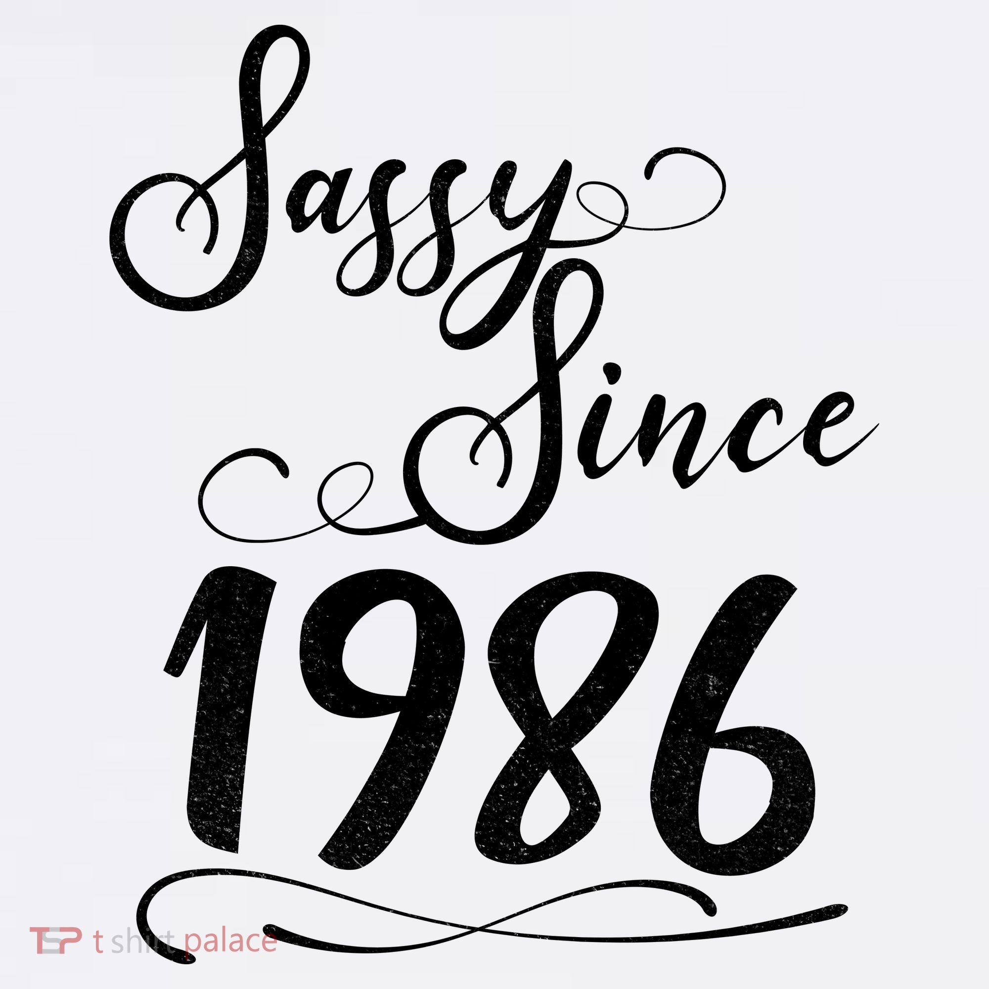 40th Birthday Sassy Since 1986 Garment-Dyed Sweatshirt