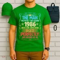 40th Birthday The Man The Myth The Legend 1986 One Of A Kind Limited Edition T-Shirt thumb 6