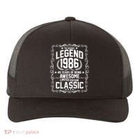 40th Birthday The Original Legend 1986 Awesome Classic  Yupoong Adult 5-Panel Trucker Hat thumb 0