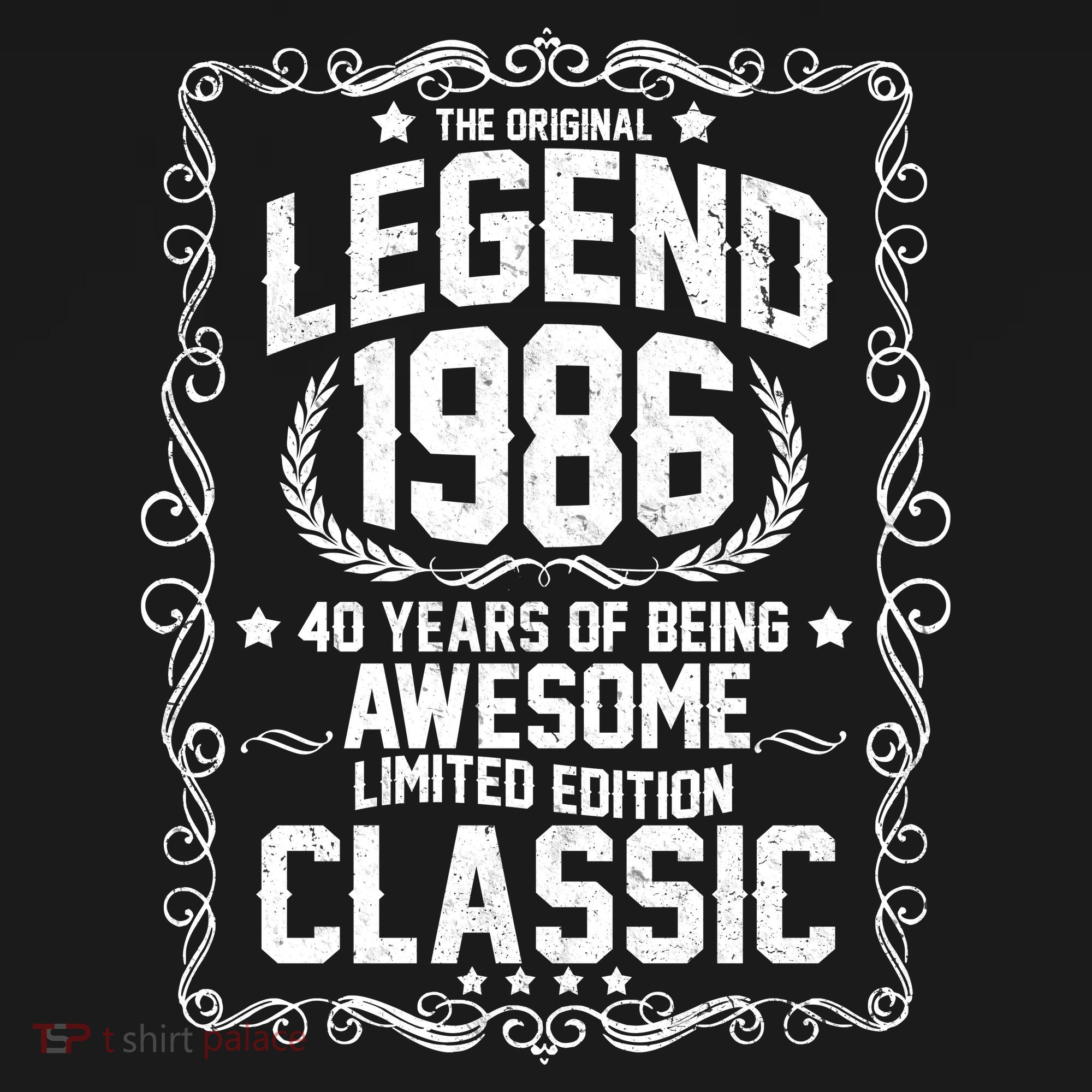 40th Birthday The Original Legend 1986 Awesome Classic  Women's Tank Top
