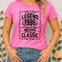 40th Birthday The Original Legend 1986 Awesome Classic  Women's T-Shirt thumb 2