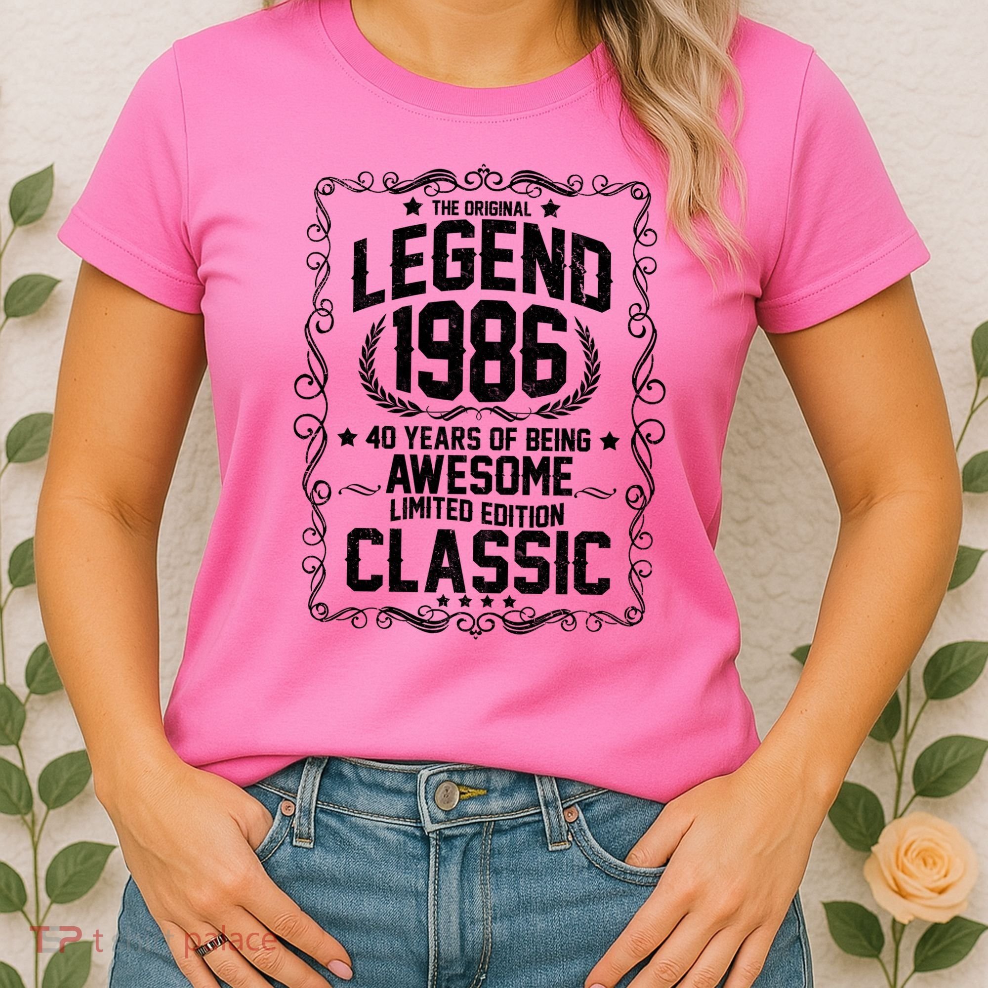 40th Birthday The Original Legend 1986 Awesome Classic  Women's T-Shirt