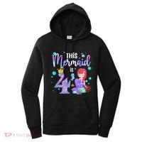 4th Birthday This Mermaid Is 4 Years Old Mermaid Women's Hoodie thumb 0