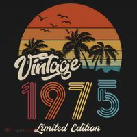 48th Birthday Vintage Limited Edition 1975 T-Shirt thumb 7