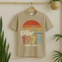 45th Birthday Vintage Limited Edition 1978 T-Shirt thumb 2
