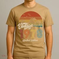 45th Birthday Vintage Limited Edition 1978 T-Shirt thumb 3