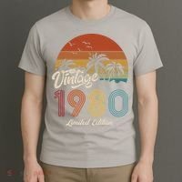 43rd Birthday Vintage Limited Edition 1980 T-Shirt thumb 3