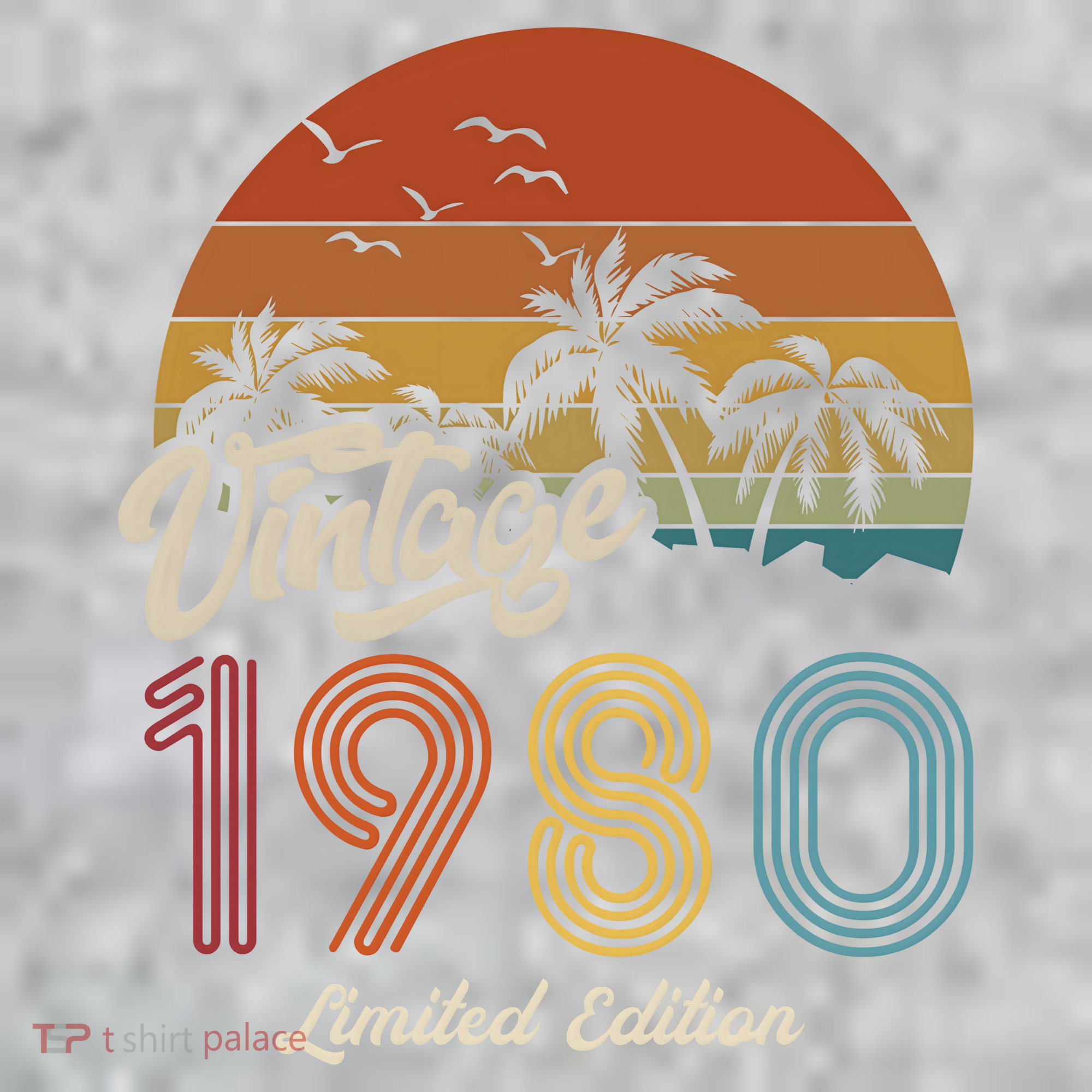 43rd Birthday Vintage Limited Edition 1980 T-Shirt