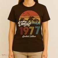 46th Birthday Vintage Limited Edition 1977 T-Shirt thumb 4