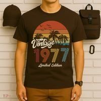 46th Birthday Vintage Limited Edition 1977 T-Shirt thumb 6