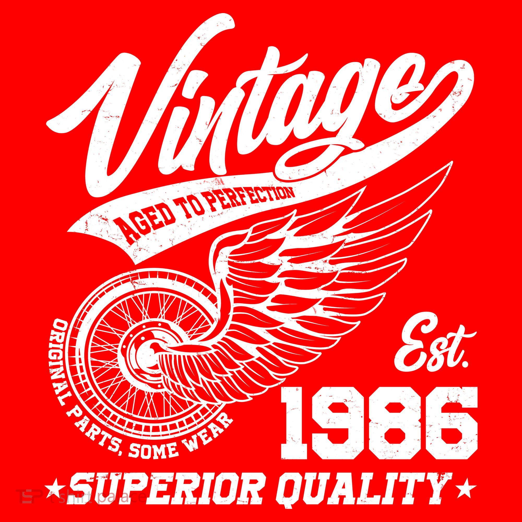 40th Birthday Vintage Age To Perfection EST 1986 Superior Quality T-Shirt