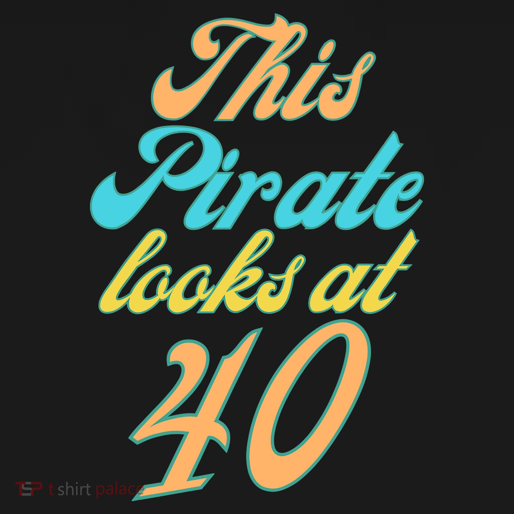 40th Birthday, Yes I am a Pirate Ornament