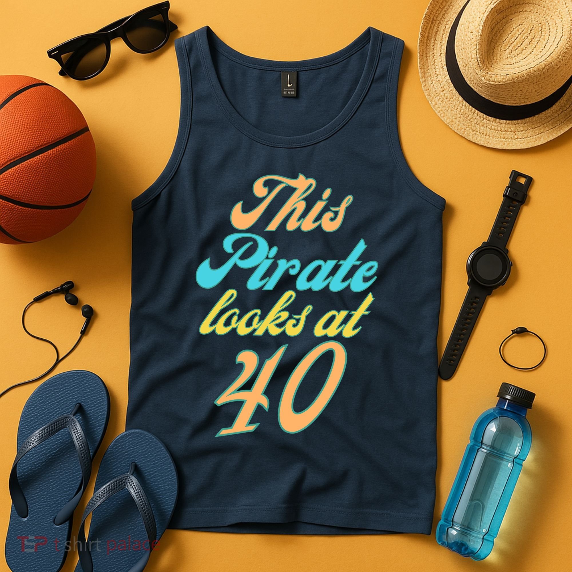40th Birthday, Yes I am a Pirate Tank Top