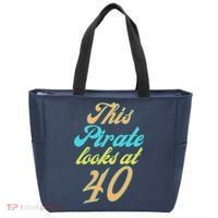 40th Birthday, Yes I am a Pirate Tote Bag thumb 0