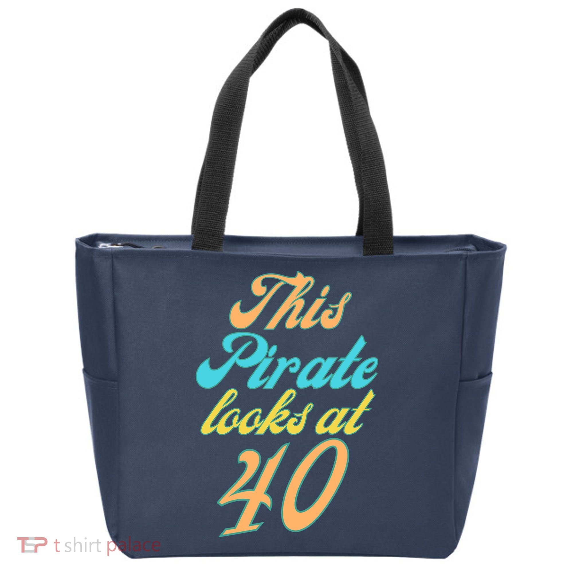 40th Birthday, Yes I am a Pirate Tote Bag