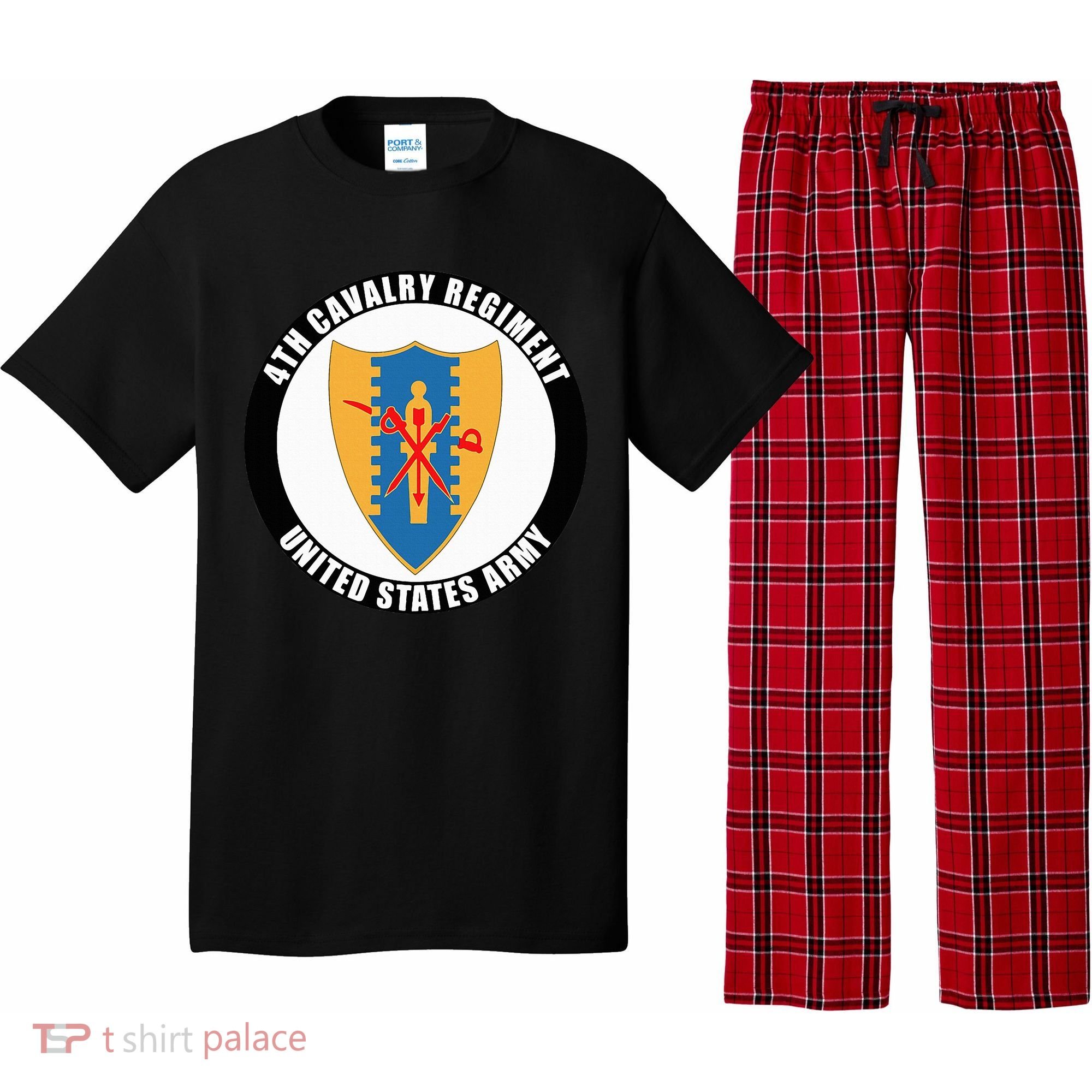4th Cavalry Regiment United States Army Veteran Military Pajama Set