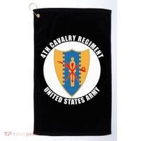 4th Cavalry Regiment United States Army Veteran Military Golf Towel thumb 0